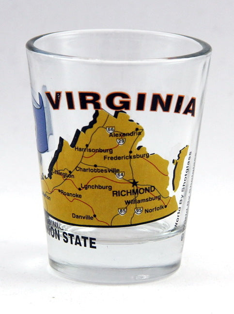 Virginia The Old Dominion State All-American Collection Shot Glass