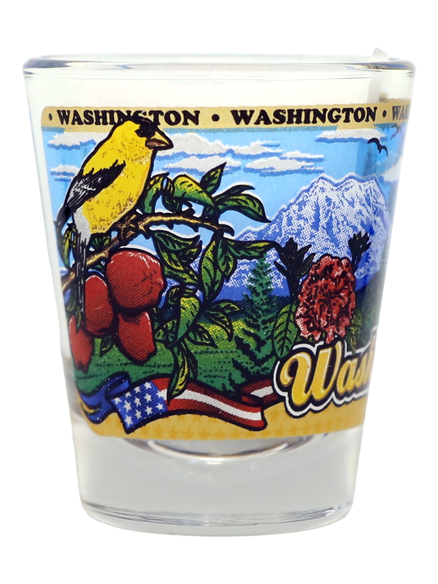 Washington State Wraparound Shot Glass