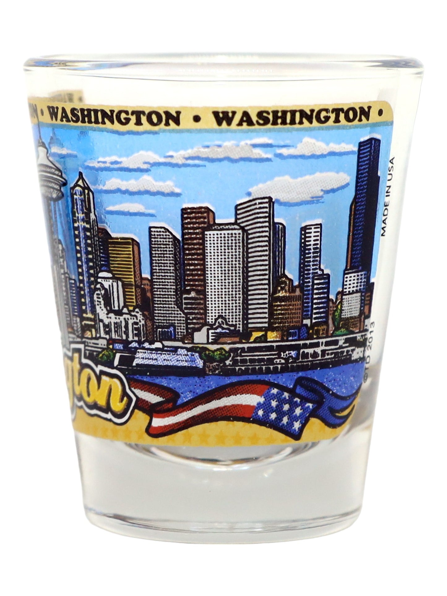 Washington State Wraparound Shot Glass