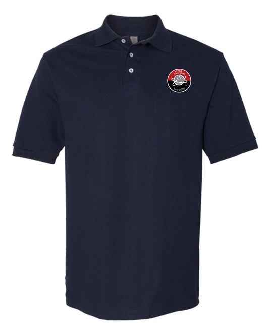 Jerzees Mens Premium 100% Cotton Piqué Polo Color *Navy* Brand World By Shotglass