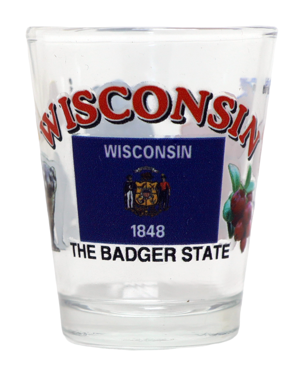 Wisconsin United States USA Souvenir Boxed Shot Glass Set (Set of 6)