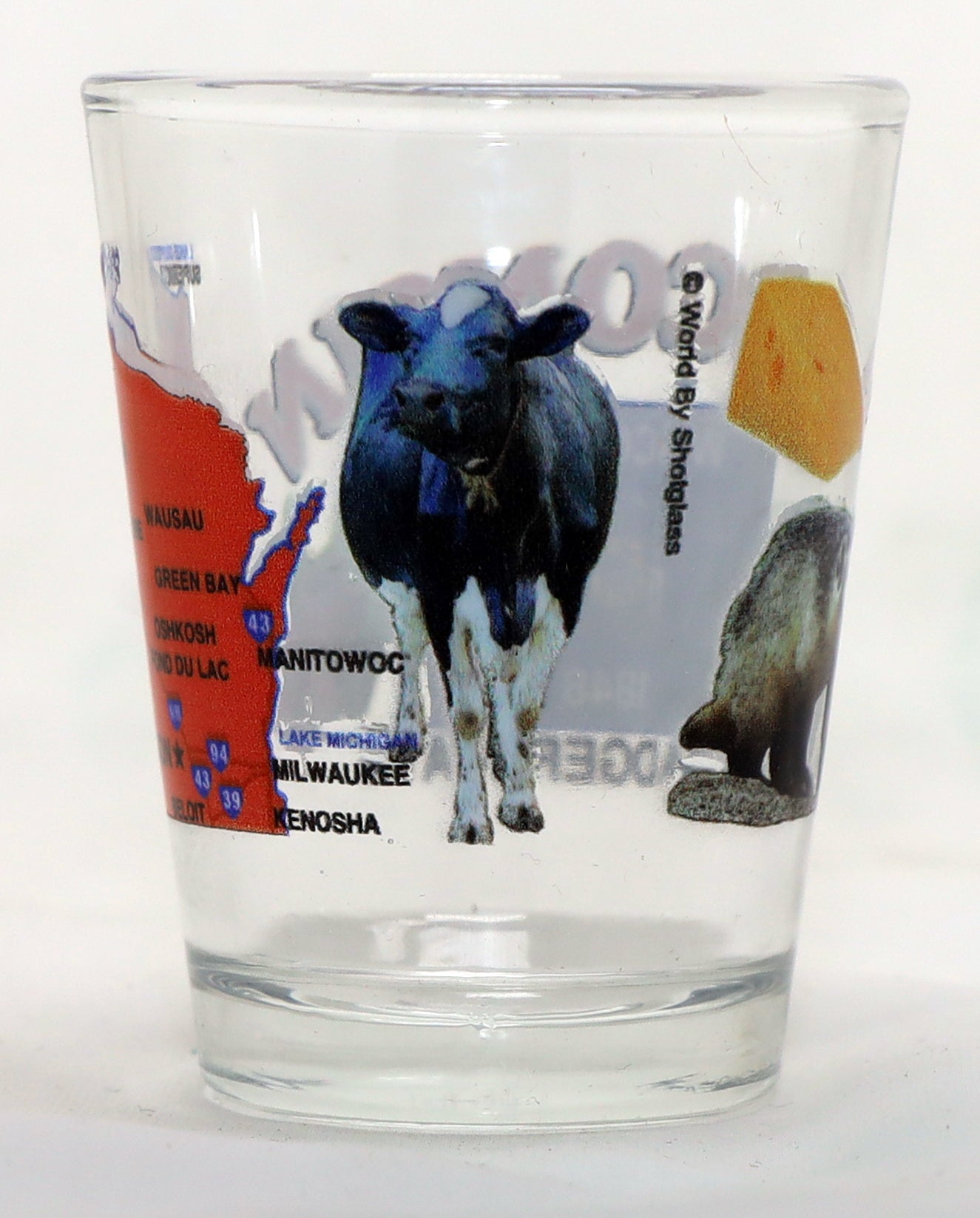 Wisconsin The Badger State All-American Collection Shot Glass