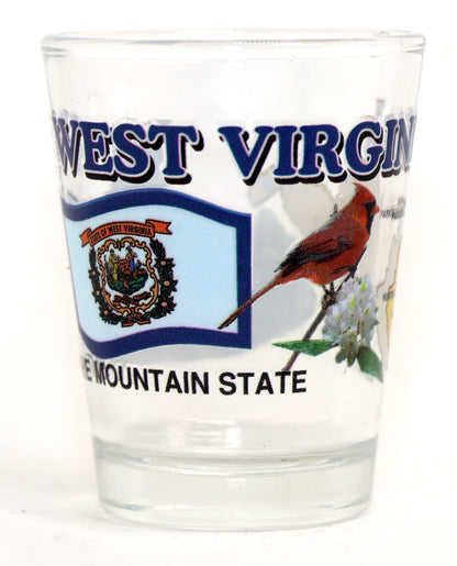 West Virginia United States USA Souvenir Boxed Shot Glass Set (Set of 6)