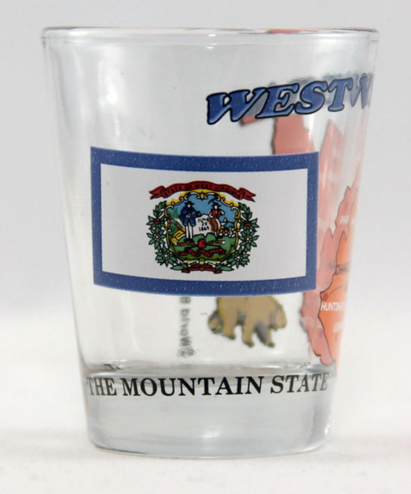 West Virginia The Mountain State All-American Collection Shot Glass