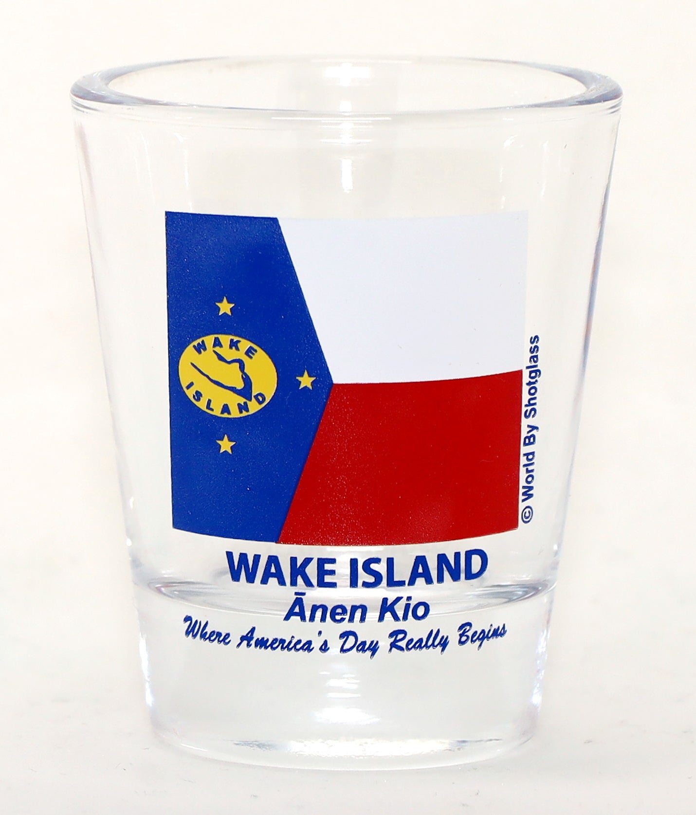 Wake Island Flag Shot Glass