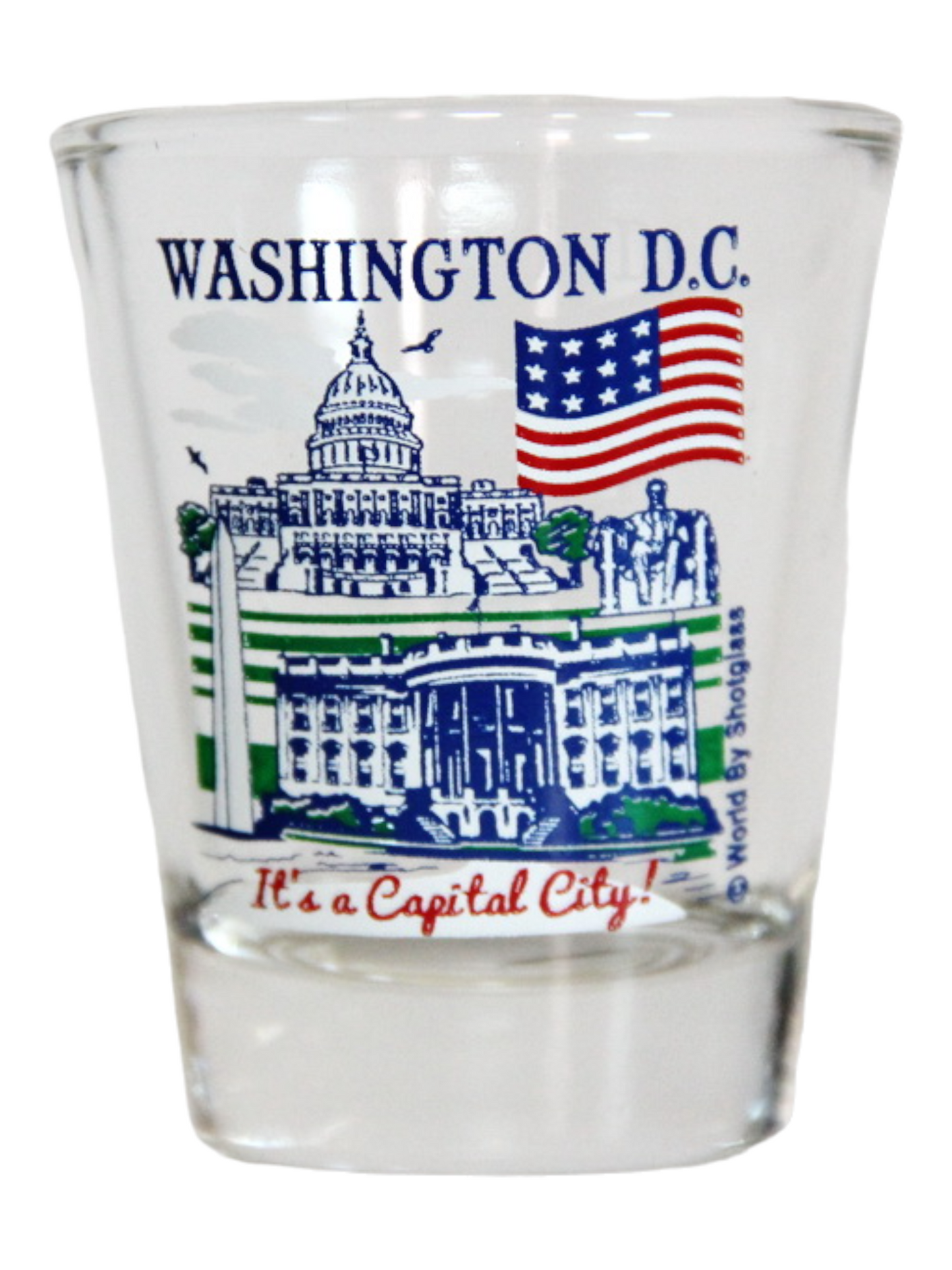Washington DC United States USA Souvenir Boxed Shot Glass Set (Set of 6)