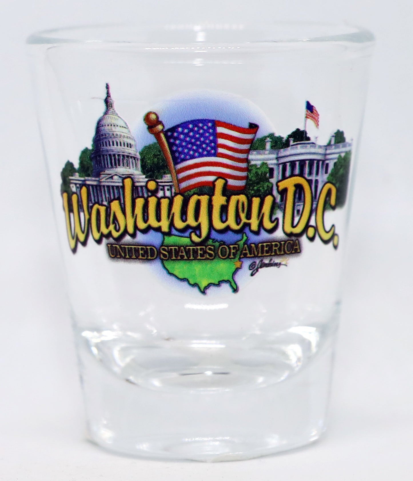Washington DC United States USA Souvenir Boxed Shot Glass Set (Set of 6)