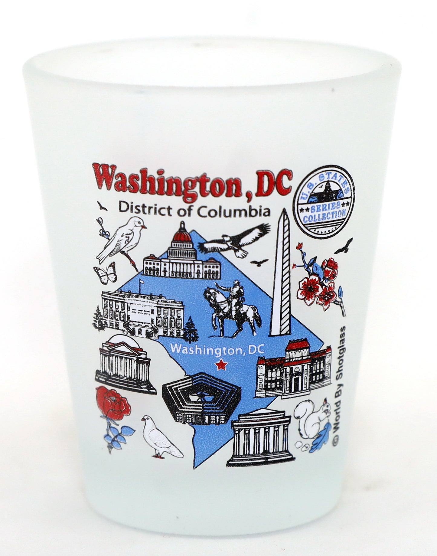 United States USA Mid-Atlantic States Souvenir Boxed Shot Glass Set (Set of 6)