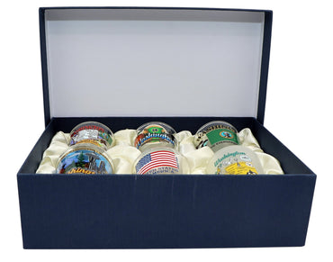 Washington United States USA Souvenir Boxed Shot Glass Set (Set of 6)
