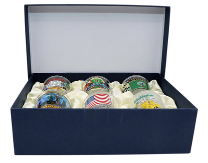 Washington United States USA Souvenir Boxed Shot Glass Set (Set of 6)