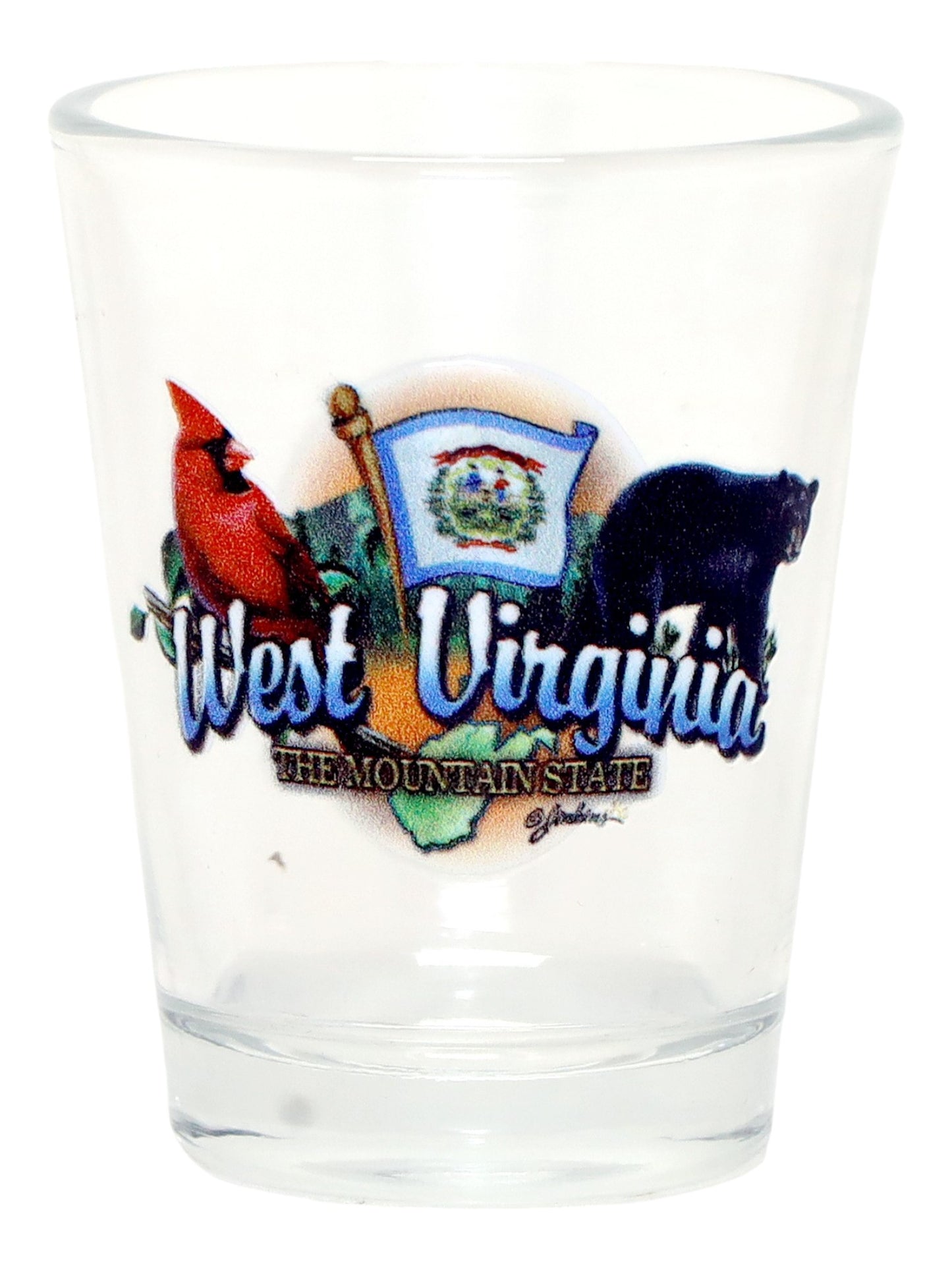 West Virginia United States USA Souvenir Boxed Shot Glass Set (Set of 6)