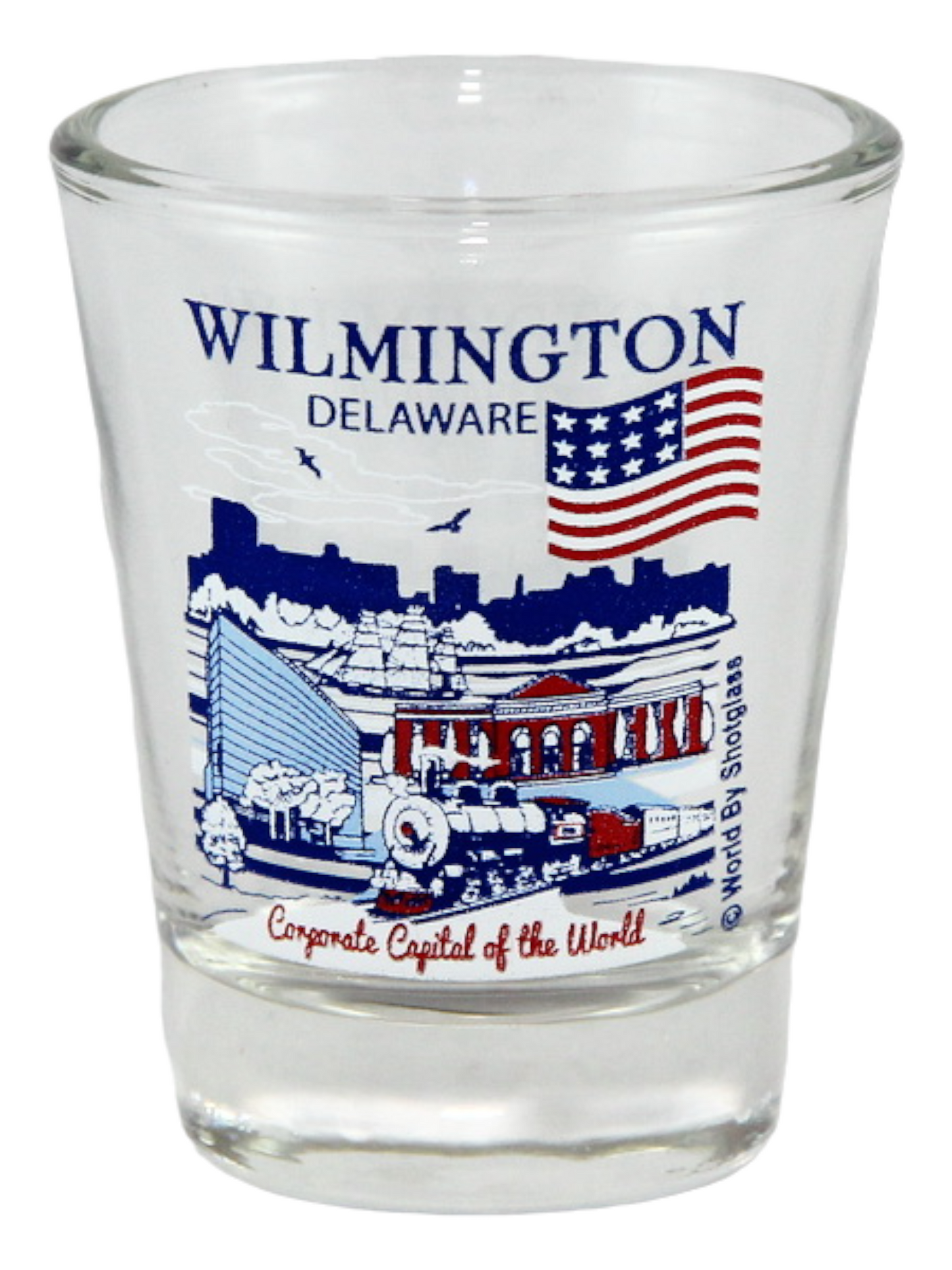 Wilmington Delaware Great American Cities Collection Shot Glass