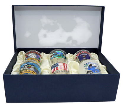 Wisconsin United States USA Souvenir Boxed Shot Glass Set (Set of 6)