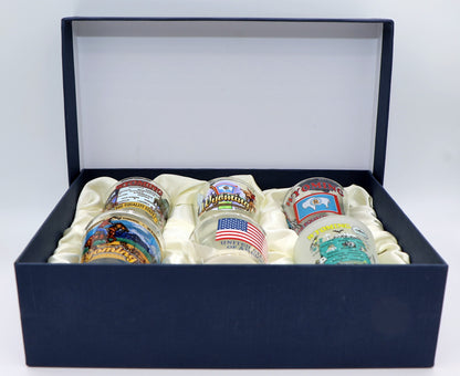 Wyoming United States USA Souvenir Boxed Shot Glass Set (Set of 6)
