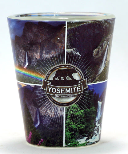 Yosemite California National Park 8 Windows Shot Glass