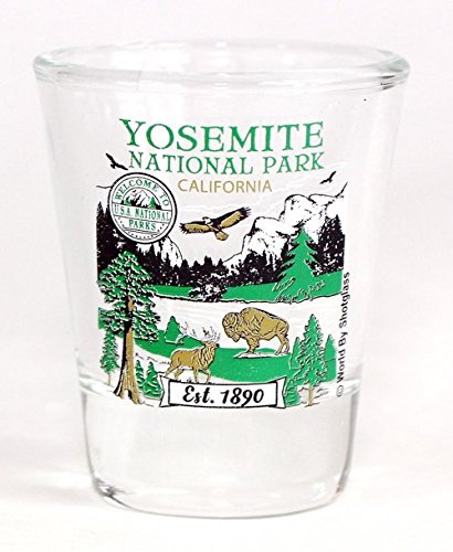 Yosemite California National Park Series Collection Shot Glass