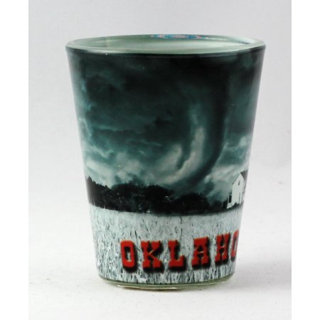 Oklahoma Tornado Scene Shot Glass rtp