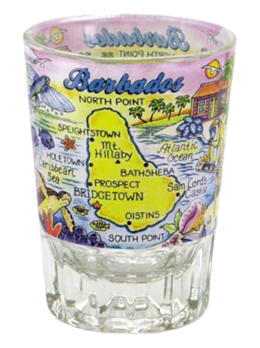 Barbados Double Shot Glass