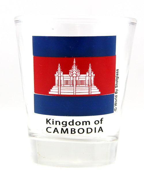 Cambodia Souvenir Boxed Shot Glass Set (Set of 2)