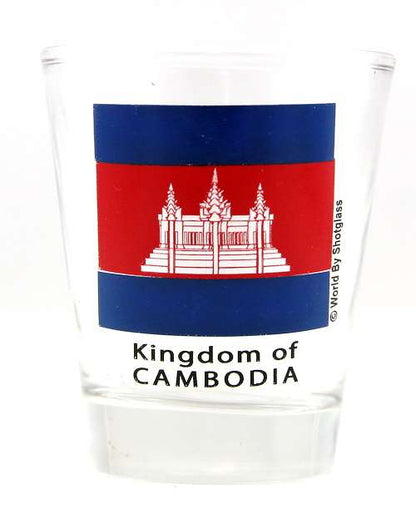 Cambodia Souvenir Boxed Shot Glass Set (Set of 2)