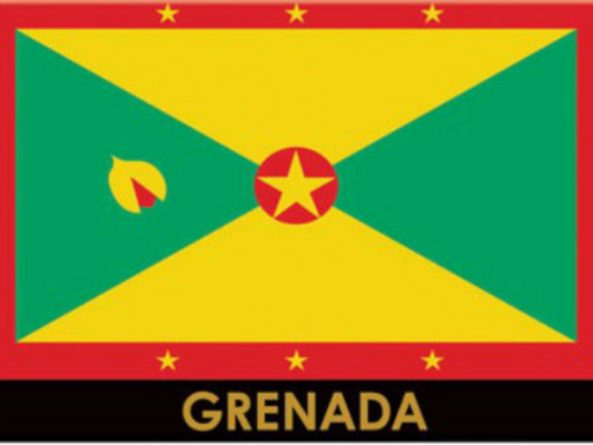 Grenada Flag Caribbean Fridge Collector's Souvenir Magnet 2.5" X 3.5"