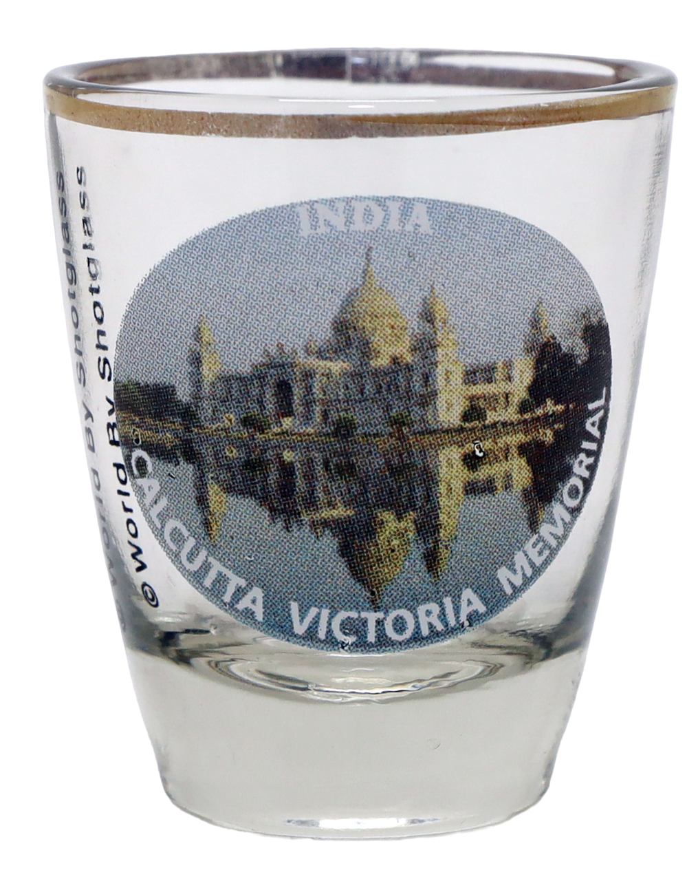 India Calcutta Victoria Memorial Shot Glass