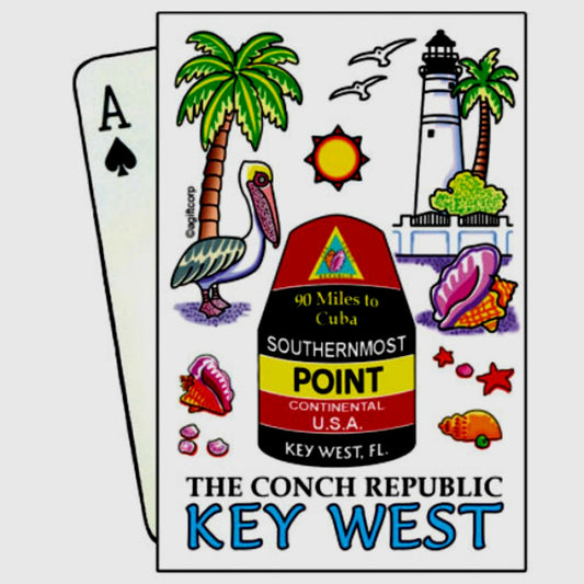 Key West Florida Conch Republic Collectible Souvenir Playing Cards