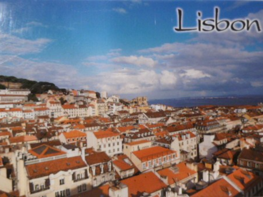 Lisbon Portugal Fridge Collector's Souvenir Magnet 2.5" X 3.5"