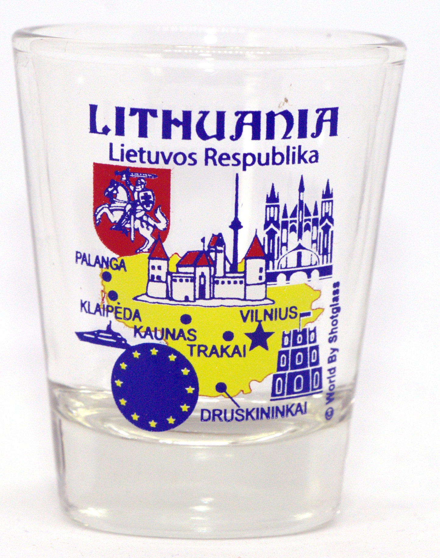 Lithuania Souvenir Boxed Shot Glass Set (Set of 2)