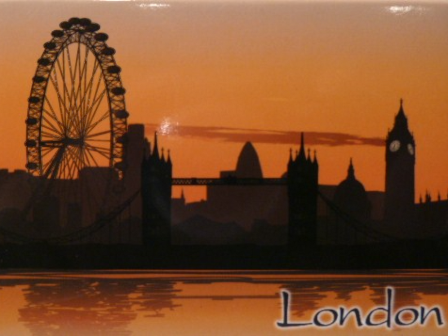 London England (UK) Fridge Collector's Souvenir Magnet 2.5" X 3.5"
