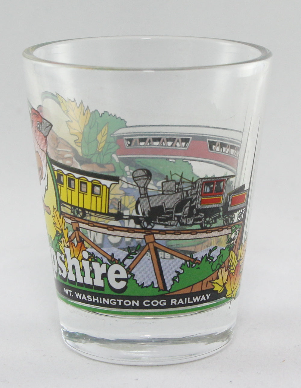 New Hampshire 3 View Shot Glass