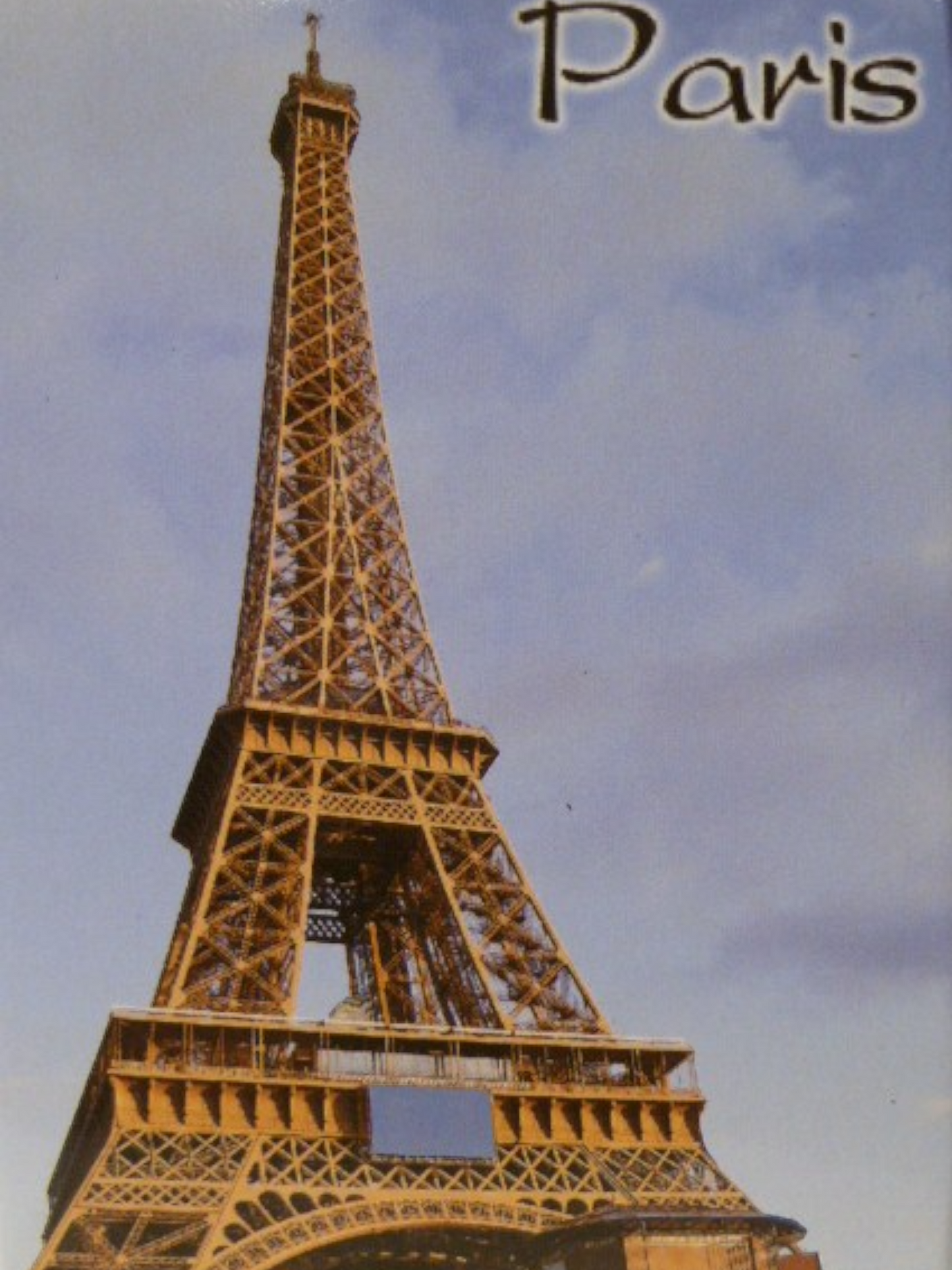 Paris France Eiffel Tower Fridge Collector's Souvenir Magnet 2.5" X 3.5"
