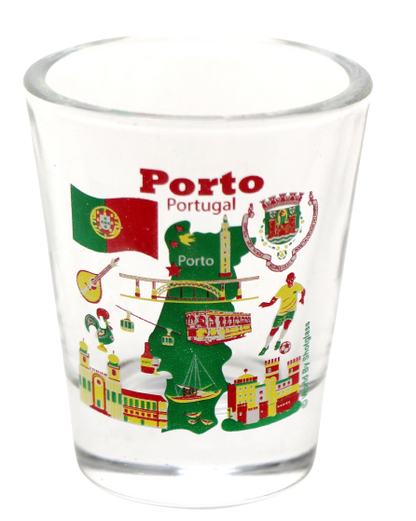 Portugal Souvenir Boxed Shot Glass Set (Set of 6)